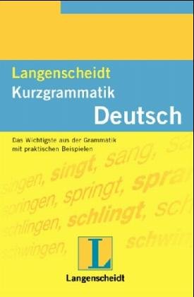 zvab Langenscheidts Kurzgrammatik Deutsch von WENDT: Good Hardback (1991)