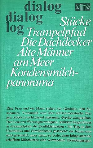 zvab Neue DDR-Dramatik: Trampelpfad / Die Dachdecker / Alte Männer am Meer / Kondensmilchpanorama. von Groß Jürgen Albert Wendt Jörg-Michael Koerbl u. a.:: Gut Taschenbuch (1981) 1. Aufl