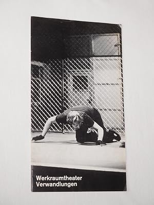 zvab Programmheft Münchner Kammerspiele Werkraumtheater 1976/77. Uraufführung VERWANDLUNGEN nach Kafka von George Tabori. Insz.: George Tabori Bühne/ Kostüme: Veronika Dorn Musik: Michael Rüggeberg. Mit Felix von Manteuffel