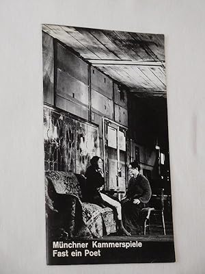 zvab Programmheft 7 Münchner Kammerspiele Schauspielhaus 1976/77. FAST EIN POET von O'Neill. Insz.: Harald Clemen Bühne/ Kostüme: Johannes Schütz Musik: Michael Rüggeberg. Mit Markus Boysen Helmut Pick Franziska Walser Agne