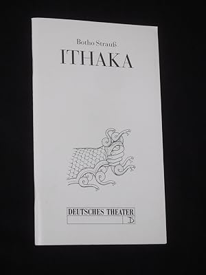 zvab Programmheft Deutsches Theater Berlin 1996/97. ITHAKA von Botho Strauß. Insz.: Thomas Langhoff Bühnenbild: Karl-Ernst Herrmann Kostüme: Andrea Schmidt-Futterer. Mit Dieter Mann (Odysseus) Dagmar Manzel (Penelope) Ulrike